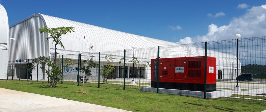 Emergency power for one of the most important humanitarian aid centres in Latin America