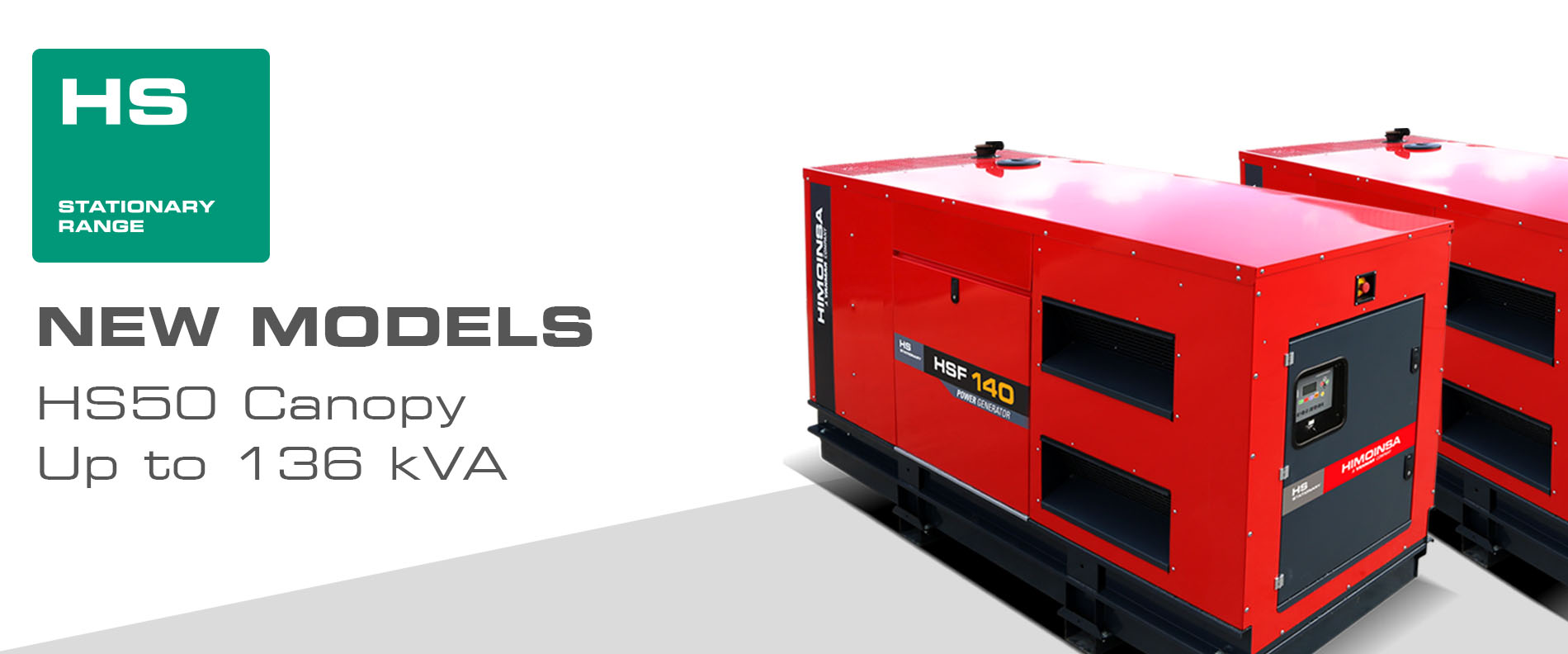 HIMOINSA élargit la gamme de puissance de ses équipements stationnaires avec le développement de nouveaux modèles